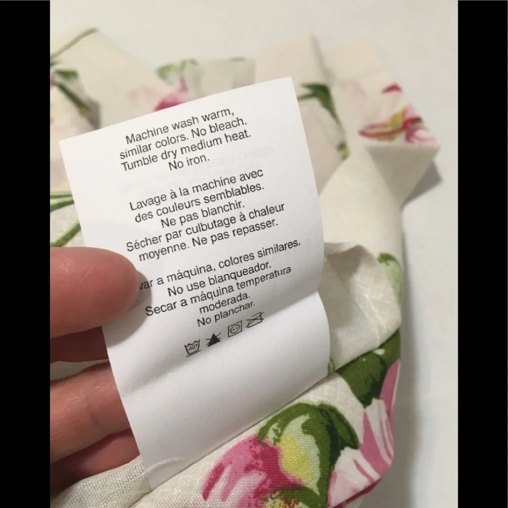 NWOT Westpoint Stevens Floral Std. Shams Pair Cottage Rose~Cotton bh.